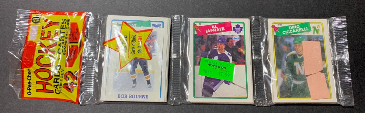 1988/89 OPC O-Pee-Chee Hockey Unopened Rack Pack