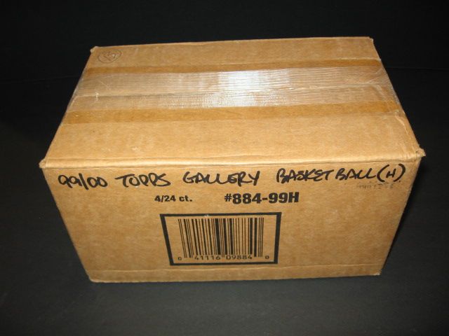 1999/00 Topps Gallery Basketball Case (Hobby) (4 Box)