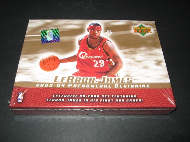 2003/04 Upper Deck Basketball Phenomenal LeBron James Factory Set