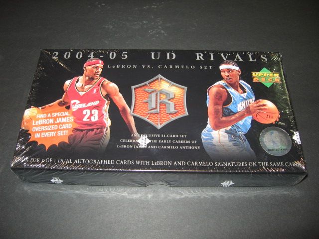 2004/05 Upper Deck Basketball Rivals LeBron James vs. Carmelo Anthony Factory Set