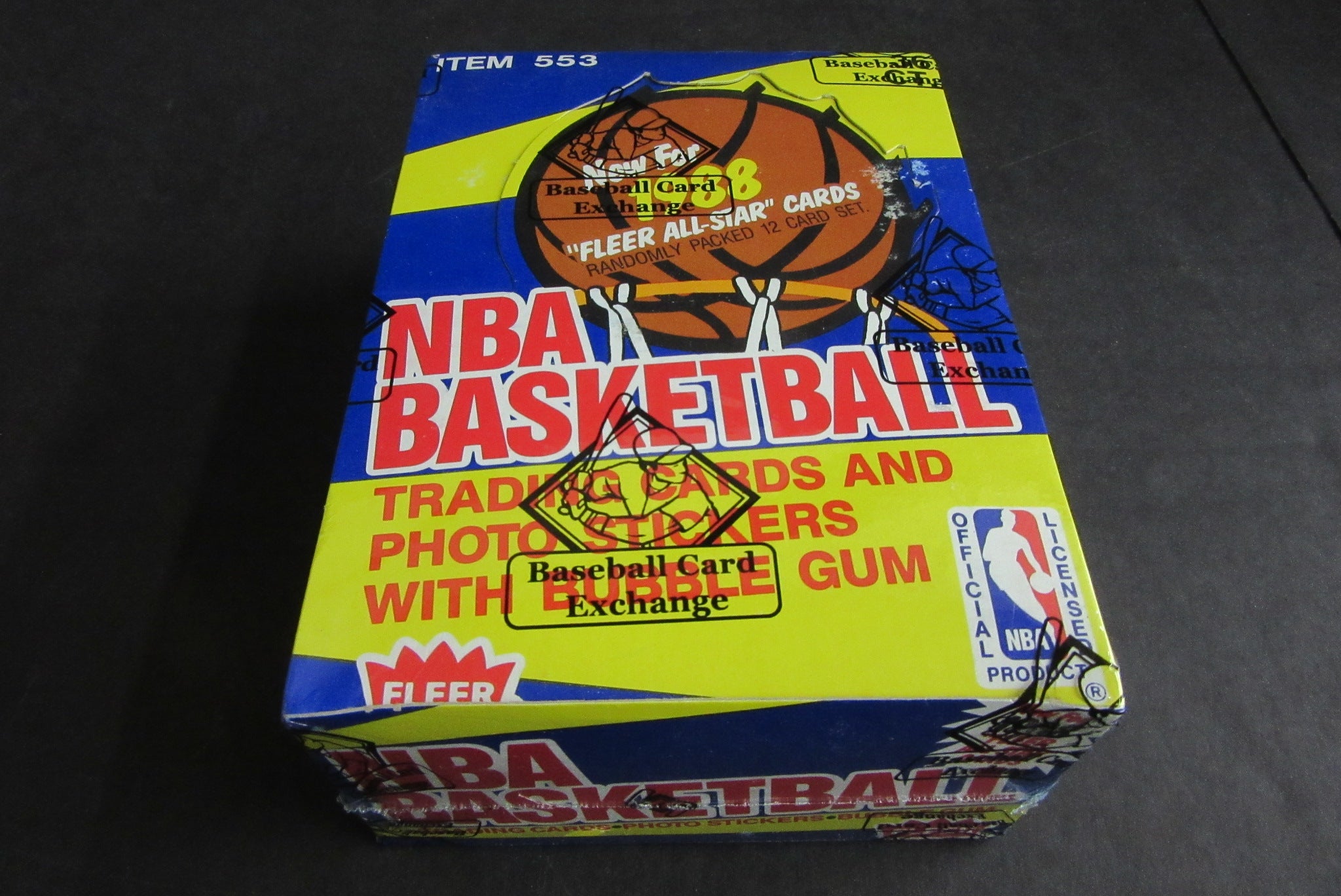 1988/89 Fleer Basketball Unopened Wax Box (FASC)