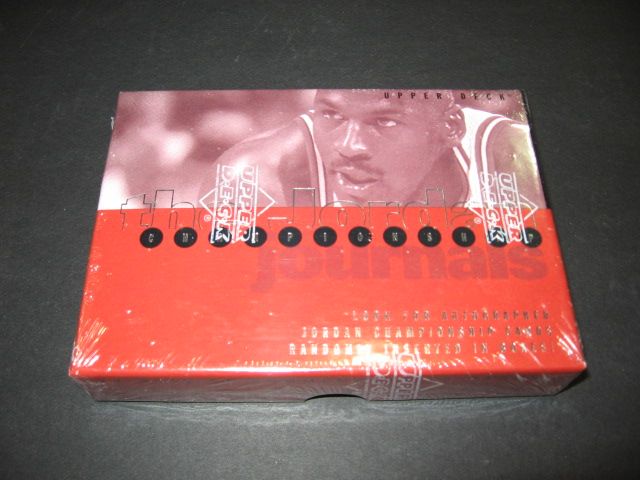 1997/98 Upper Deck Basketball Michael Jordan Championship Journals Factory Set