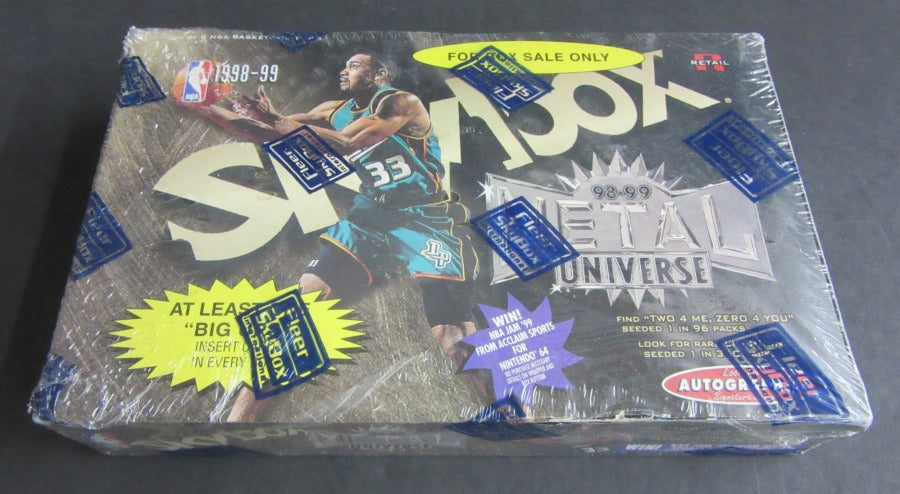 1998/99 Skybox Metal Universe Basketball Blaster Box (Retail) (12/8)