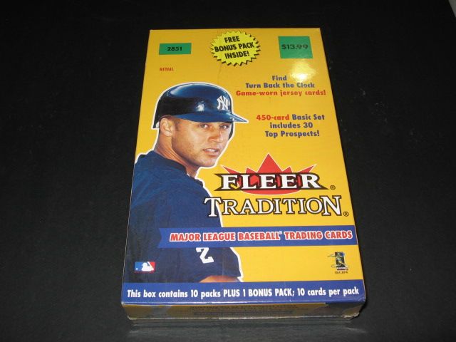 2001 Fleer Tradition Baseball Blaster Box (11/10)