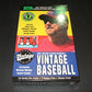 2001 Upper Deck Vintage Baseball Blaster Box (8/10)