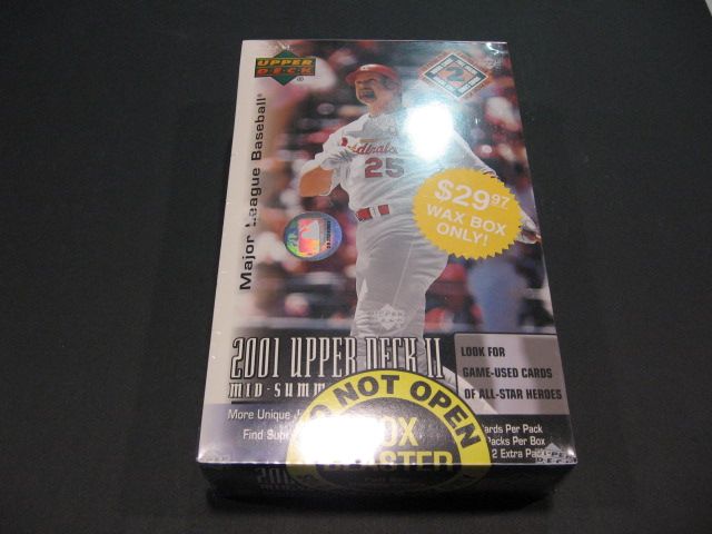 2001 Upper Deck Baseball Series 2 Blaster Box (12/8)