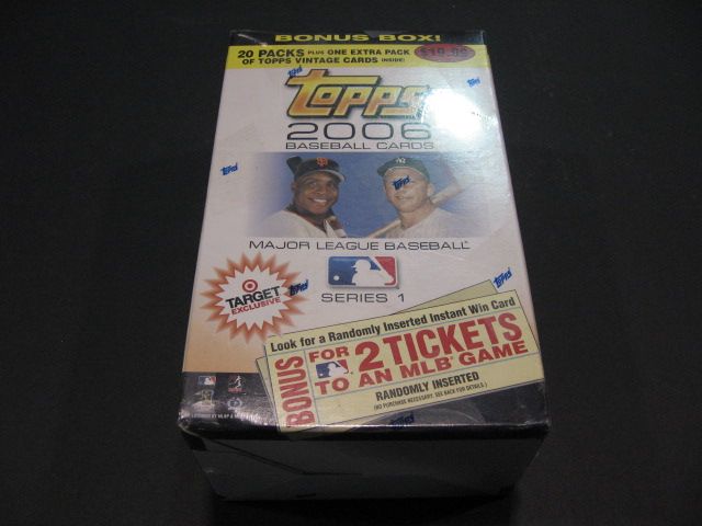 2006 Topps Baseball Series 1 Blaster Box (21/6)