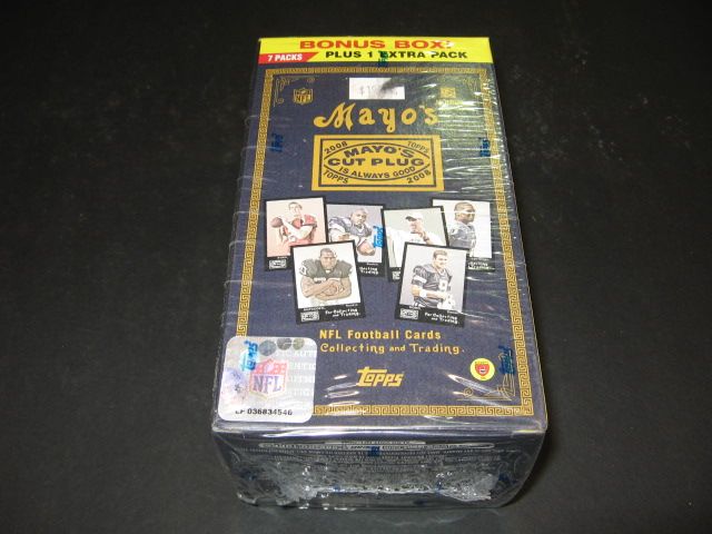 2008 Topps Mayo's Football Blaster Box (8/6)