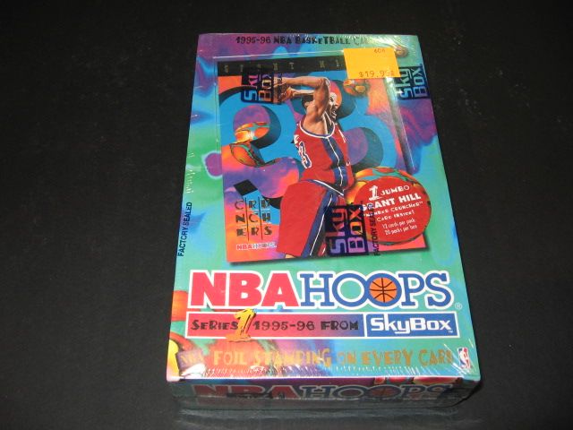 1995/96 Hoops Basketball Series 1 Box (Retail) (20/12)