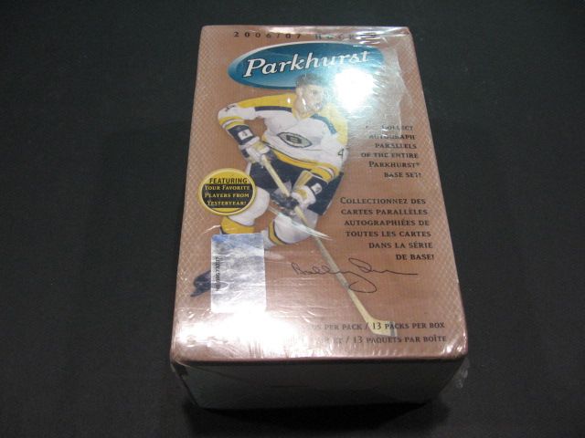 2006/07 Upper Deck Parkhurst Hockey Blaster Box (13/4)