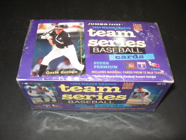 1994 Topps Stadium Club Baseball Team Series Jumbo Box