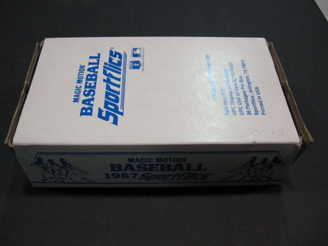 1987 Sportflics Baseball Box