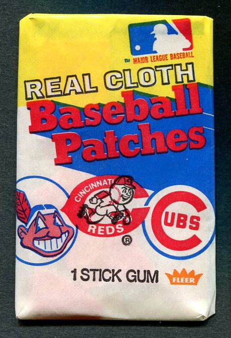 1972 Fleer Baseball Patches Unopened Wax Pack