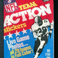 1976 Fleer Football Stickers Unopened Wax Pack