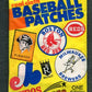 1976 Fleer Baseball Patches Unopened Wax Pack