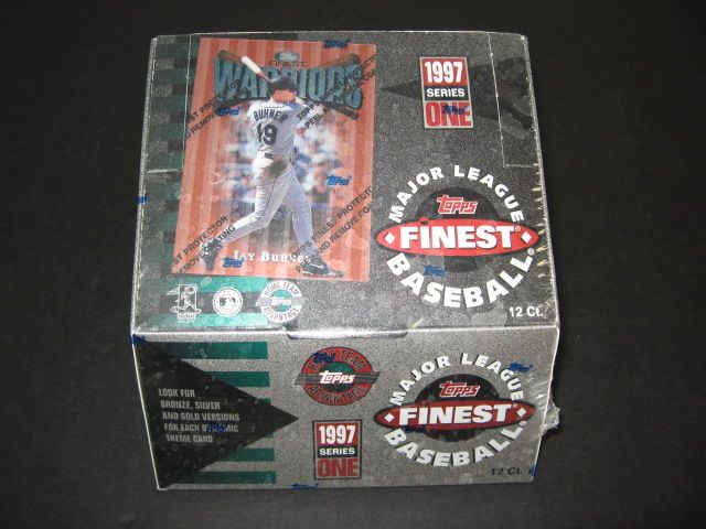 1997 Topps Finest Baseball Series 1 Jumbo Box (HTA)