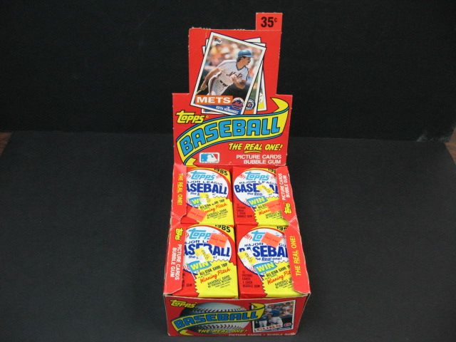 1985 Topps Baseball Unopened Wax Box (w/ Stickers)