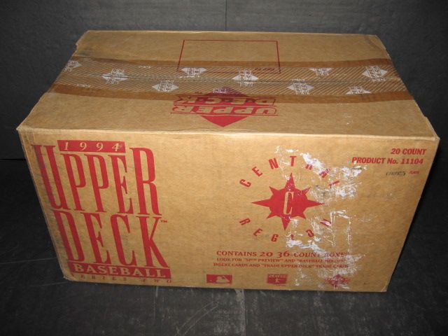 1994 Upper Deck Baseball Series 2 Case (Hobby) (Central) (20 Box)