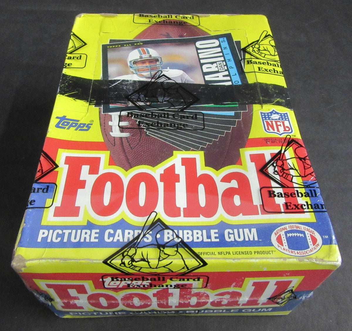 1985 Topps Football Unopened Wax Box (BBCE) (X-Out)