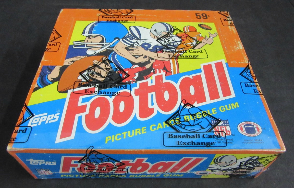 1985 Topps Football Unopened Cello Box (BBCE) (Non X-Out)