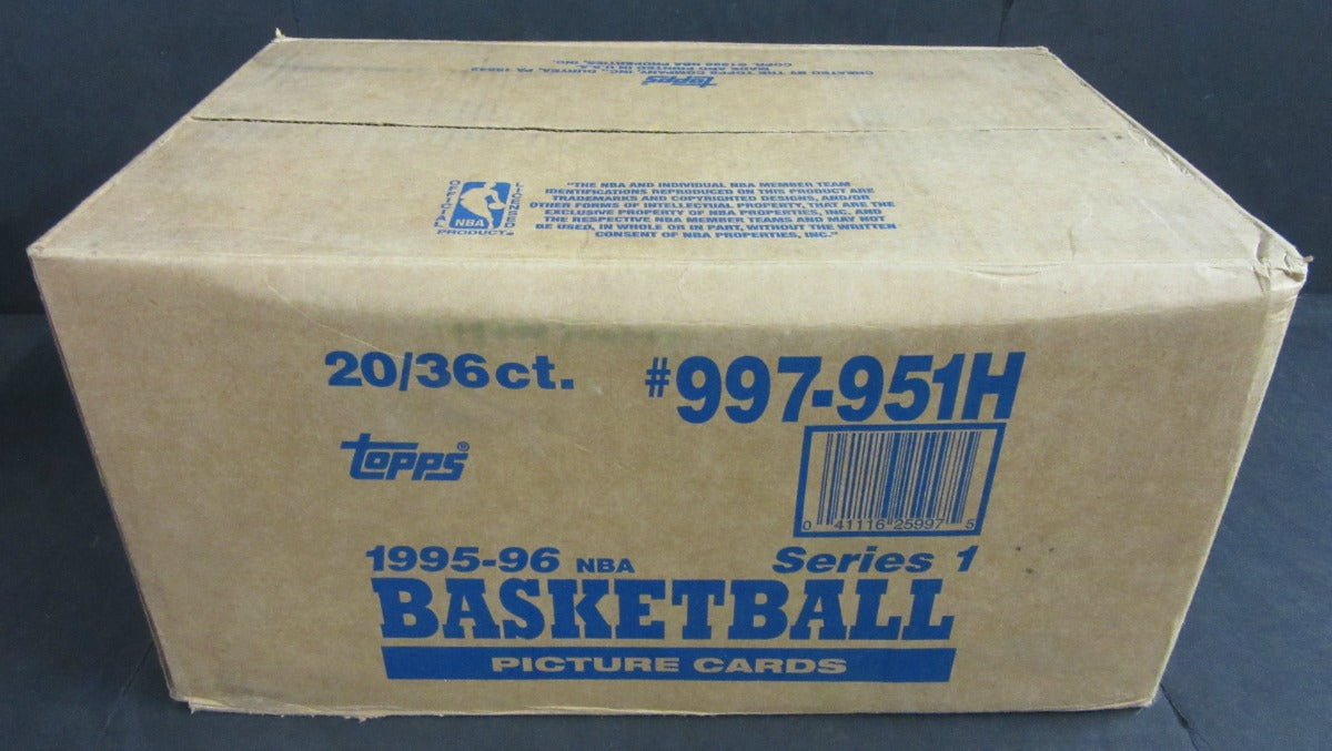 1995/96 Topps Basketball Series 1 Case (Hobby) (20 Box)