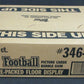 1989 Topps Football Wax Box Display Case (6 Box) (Sealed)