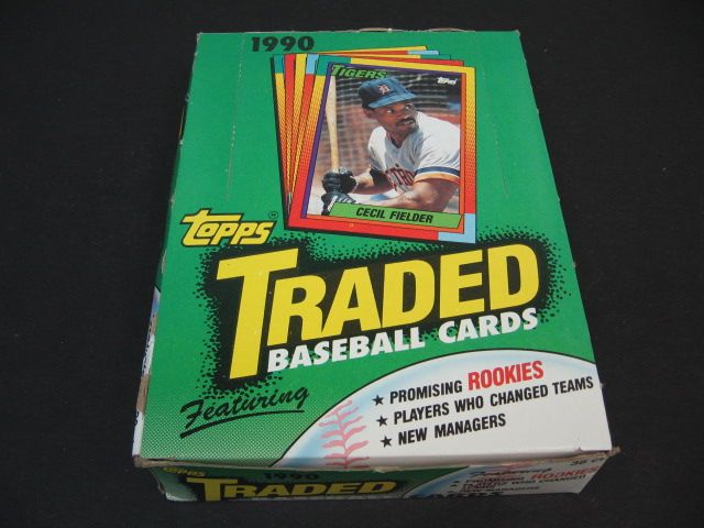 1990 Topps Baseball Traded Unopened Wax Box