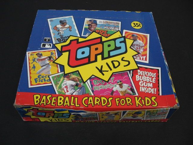 1992 Topps Kids Baseball Box