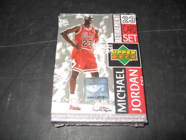 1999 Upper Deck Basketball Michael Jordan Retirement Factory Set