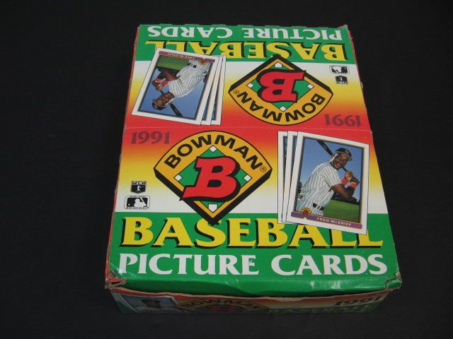 1991 Bowman Baseball Unopened Rack Box