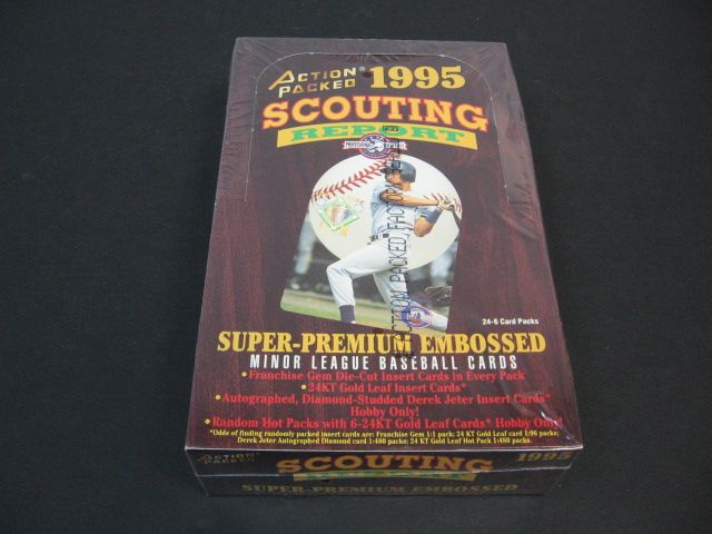 1995 Action Packed Baseball Scouting Report Box