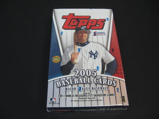 2005 Topps Baseball Series 1 Jumbo Box (HTA)