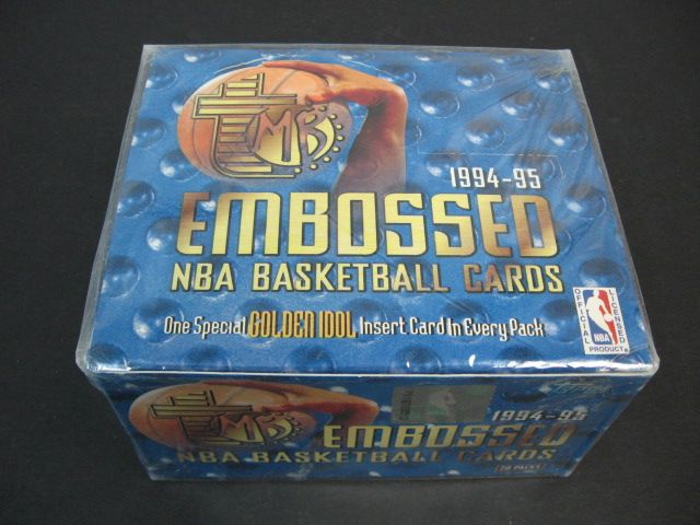 1994/95 Topps Embossed Basketball Jumbo Box