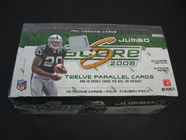 2008 Score Football Jumbo Box