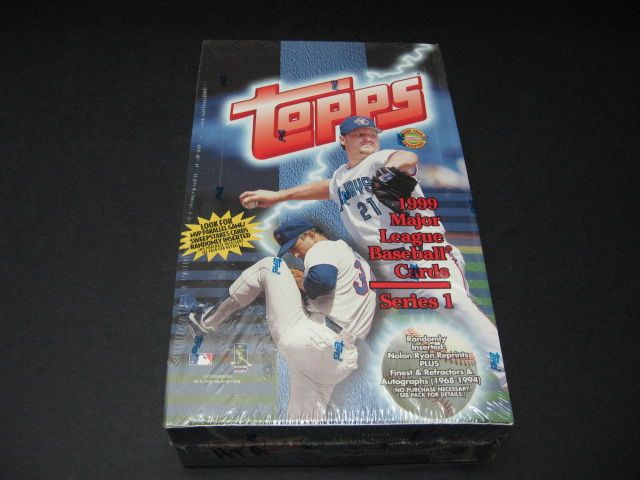 1999 Topps Baseball Series 1 Jumbo Box (HTA)