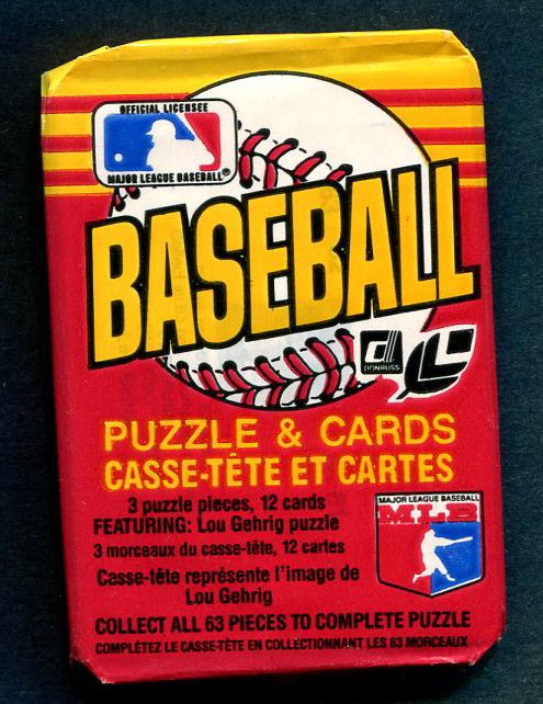 1985 Donruss Leaf Baseball Unopened Wax Pack