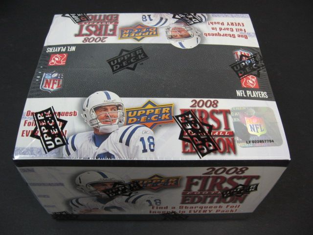 2008 Upper Deck Football First Edition Box