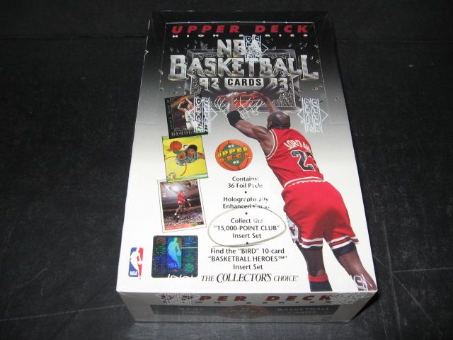 1992/93 Upper Deck Basketball High Series Box (Hobby)