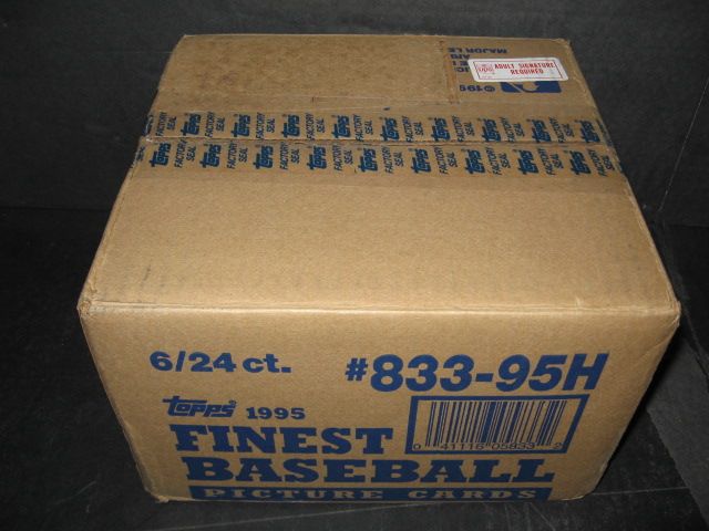 1995 Topps Finest Baseball Case (Hobby) (6 Box)