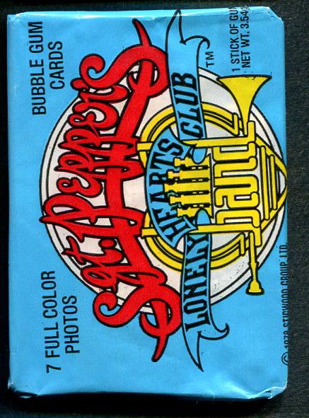 1978 Donruss Sgt. Peppers Unopened Wax Pack