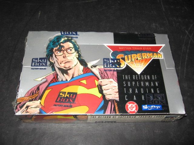 1993 Skybox The Return of Superman Better Than Ever Box