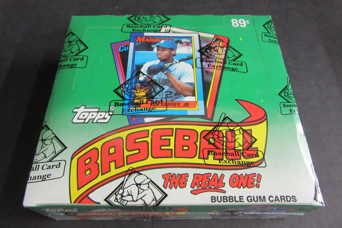 1990 Topps Baseball Unopened Cello Box (FASC)