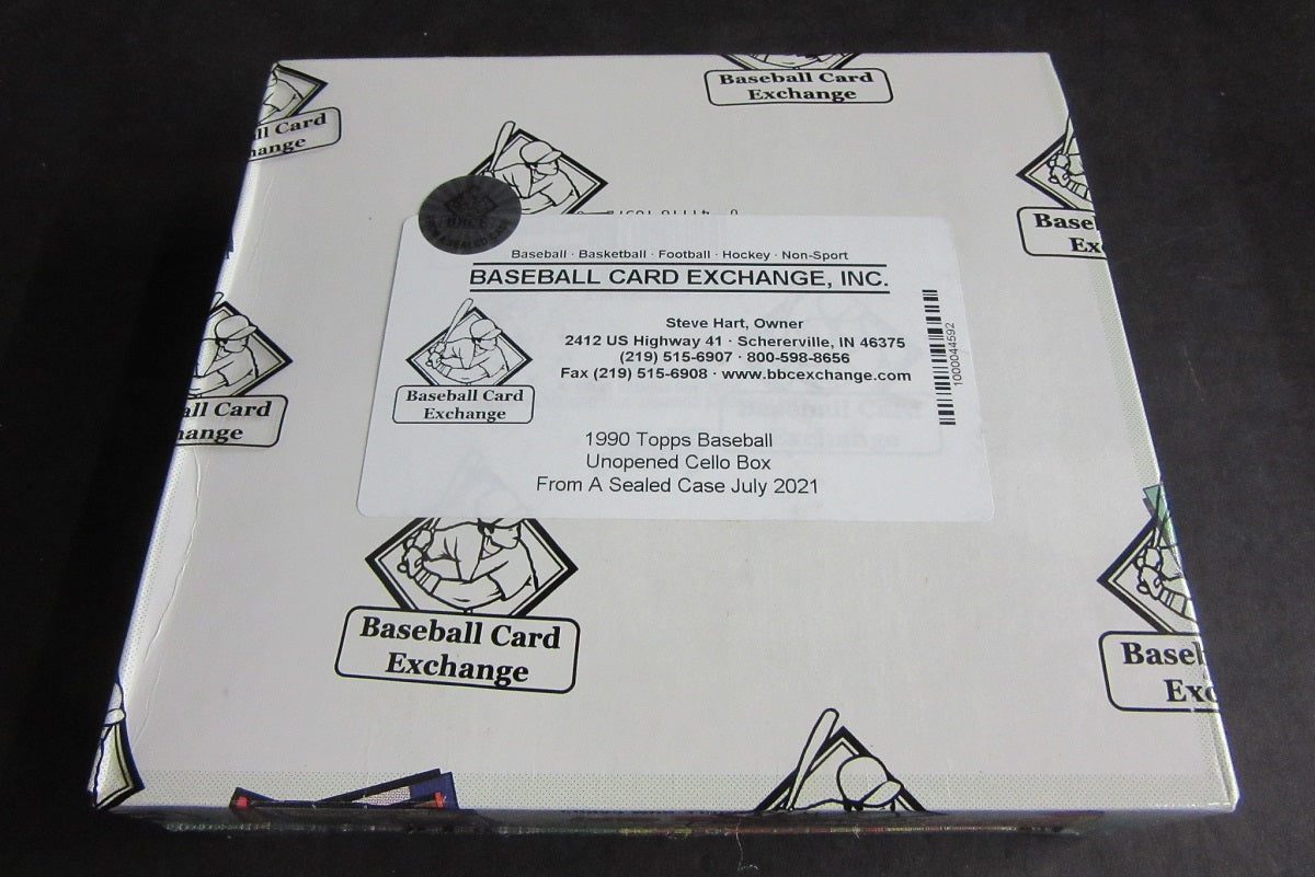 1990 Topps Baseball Unopened Cello Box (FASC)