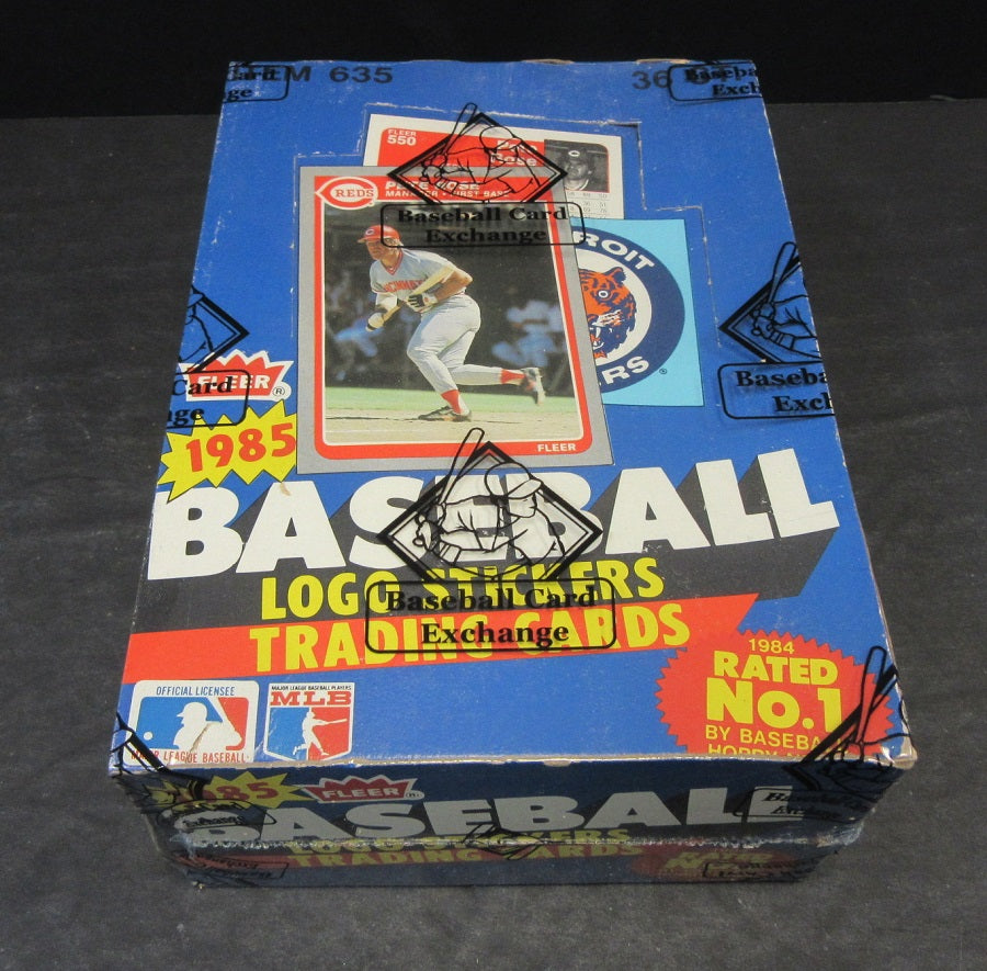 1985 Fleer Baseball Unopened Wax Box