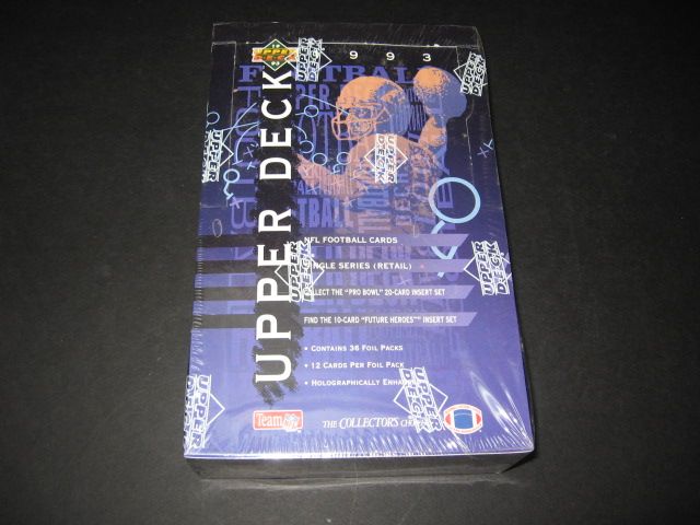 1993 Upper Deck Football Box (Retail) (36/12)