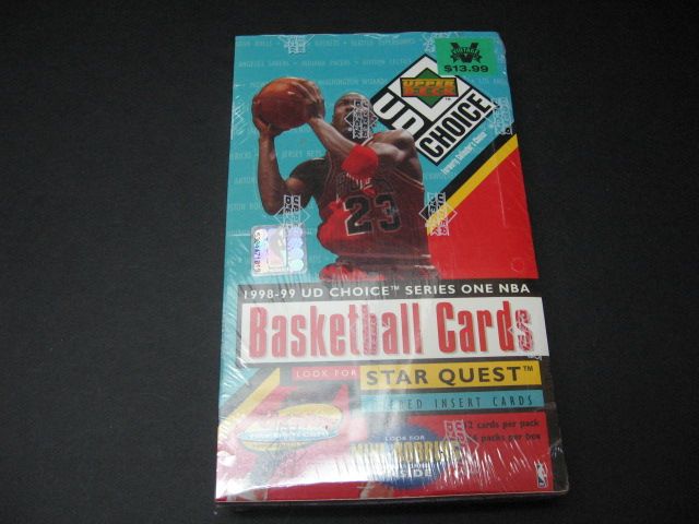1998/99 Upper Deck UD Choice Basketball Series 1 Box (Retail) (24/12)