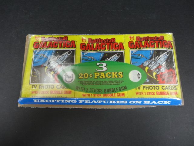 1978 Topps Battlestar Galactica Unopened Wax Pack Tray (Authenticate)