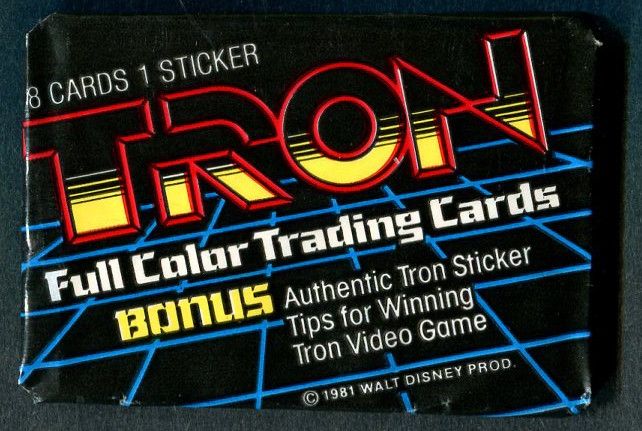1982 Donruss Tron Unopened Wax Pack