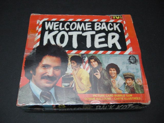 1976 OPC O-Pee-Chee Welcome Back Kotter Unopened Wax Box
