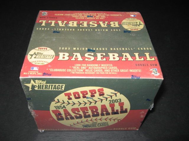 2003 Topps Heritage Baseball Box (Retail)